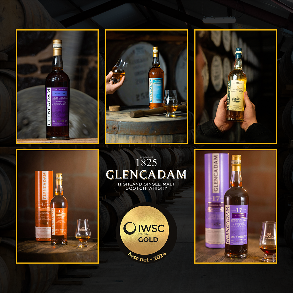 Glencadam wins Gold at 2024 International Wine & Spirits Competition 